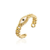 Fashion Eye Copper Open Ring Epoxy Copper Rings
