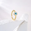 Fashion Eye Copper Open Ring Epoxy Copper Rings