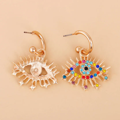 Fashion Eye Diamond Earrings