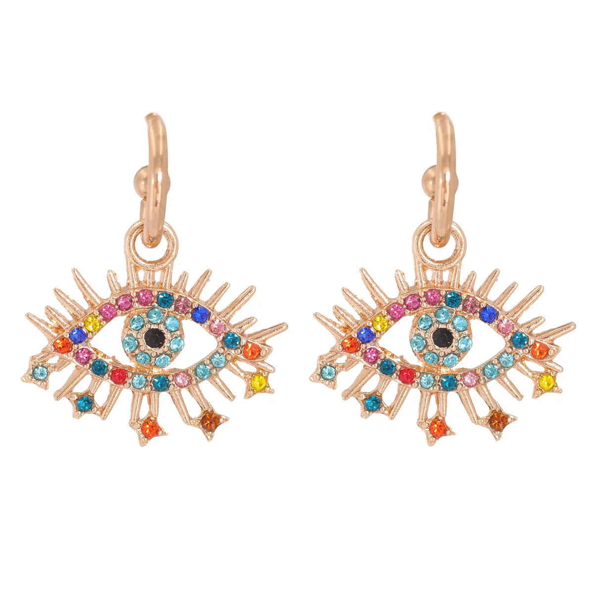 Fashion Eye Diamond Earrings