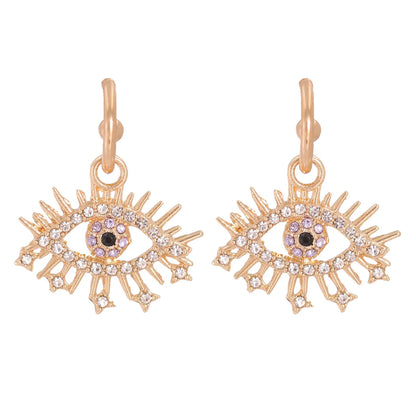 Fashion Eye Diamond Earrings