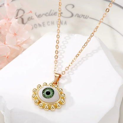 Fashion Eye Flower Alloy Unisex 1 Piece