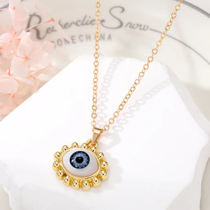 Fashion Eye Flower Alloy Unisex 1 Piece