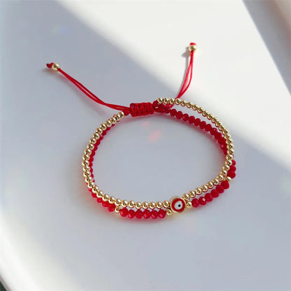 Fashion Eye Pearl Enamel Bracelets 1 Piece