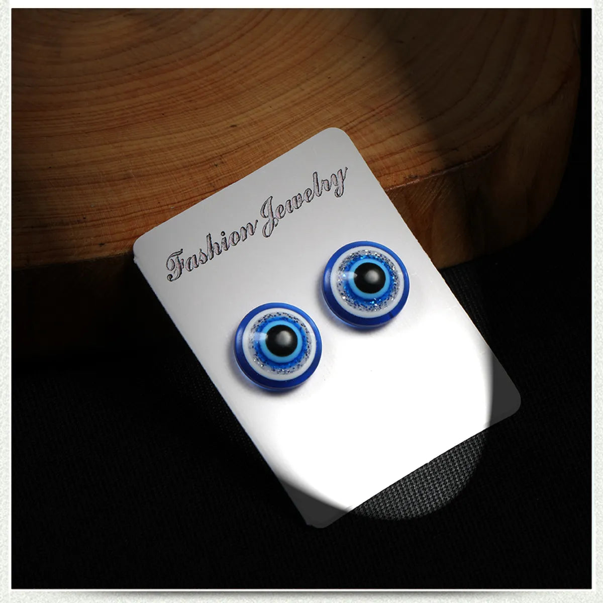 Fashion Eye Resin Ear Studs 1 Pair