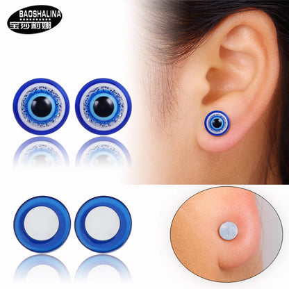 Fashion Eye Resin Ear Studs 1 Pair