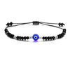 Fashion Eye Stainless Steel Glass Beaded Women'S Bracelets 1 Piece