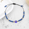 Fashion Eye Stainless Steel Glass Beaded Women'S Bracelets 1 Piece