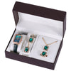 Fashion Female Alloy Pu Stainless Steel Round Dial Quartz Watch And Belt Jewelry Set