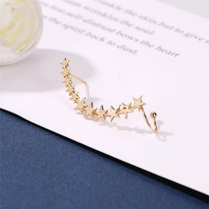 Fashion Five-pointed Star Metal Single Alloy Ear Clip Wholesale Gooddiy