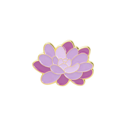 Fashion Flower Alloy Enamel Stoving Varnish Women'S Brooches