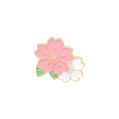 Fashion Flower Alloy Enamel Stoving Varnish Women'S Brooches