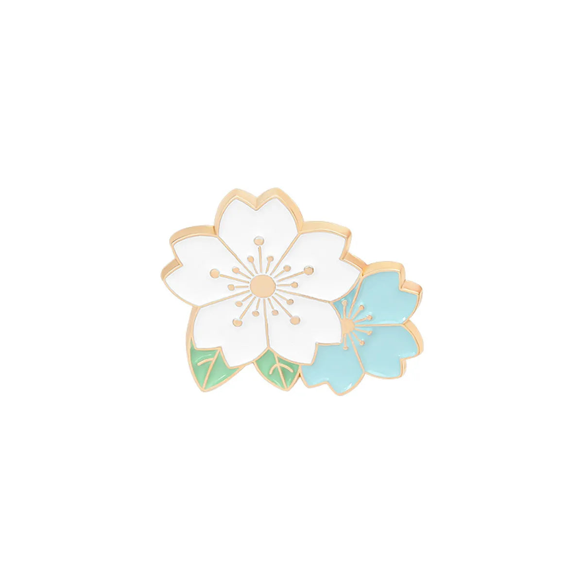 Fashion Flower Alloy Enamel Stoving Varnish Women'S Brooches