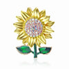 Fashion Flower Alloy Sequins Women'S Brooches