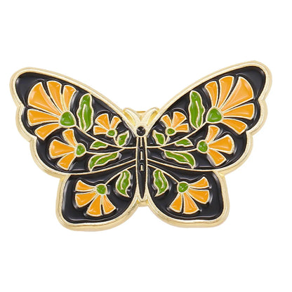 Fashion Flower Butterfly Alloy Stoving Varnish Unisex Brooches