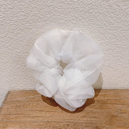 Women'S Fashion Flower Butterfly Organza Hair Tie