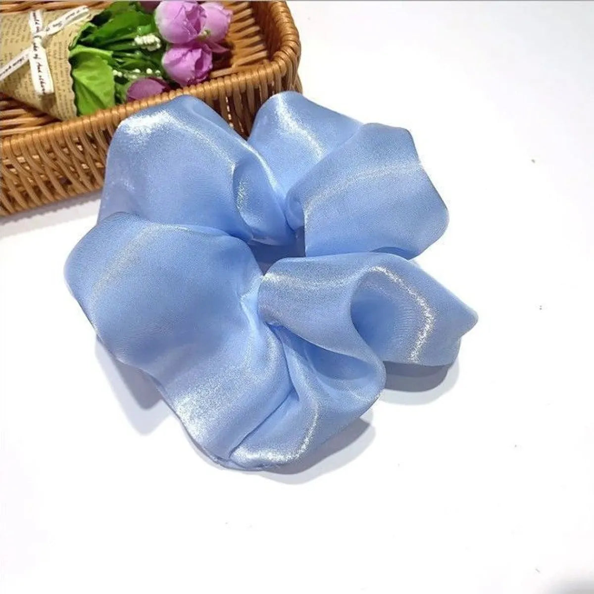 Women'S Fashion Flower Butterfly Organza Hair Tie