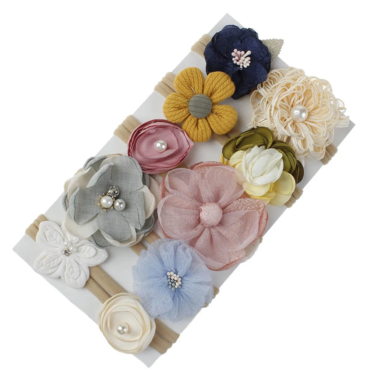 Fashion Flower Cloth Hair Band 1 Piece