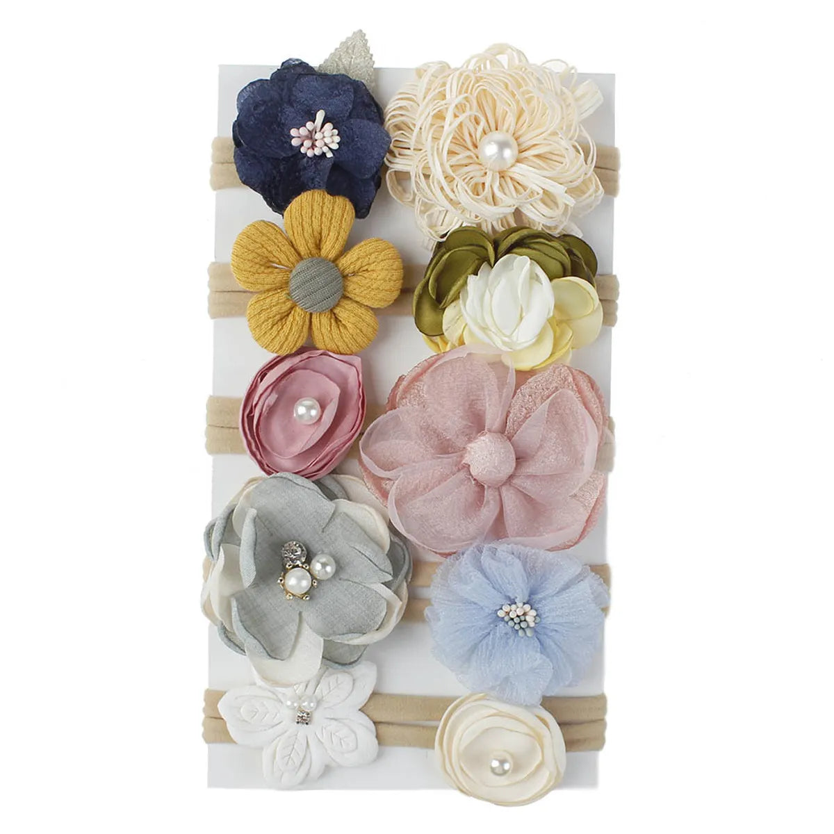 Fashion Flower Cloth Hair Band 1 Piece