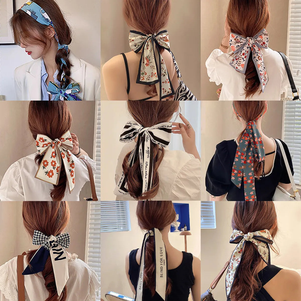 Fashion Flower Cloth Printing Hair Band 1 Piece