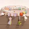 Fashion Flower Crystal Beaded Women'S Bracelets 1 Piece