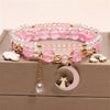 Fashion Flower Crystal Beaded Women'S Bracelets 1 Piece