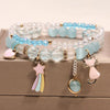 Fashion Flower Crystal Beaded Women'S Bracelets 1 Piece