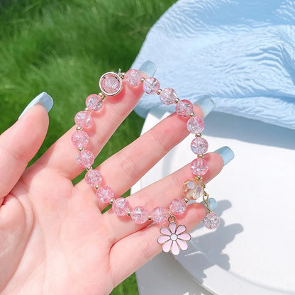 Fashion Flower Crystal Polishing Women'S Bracelets 1 Piece