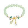 Fashion Flower Crystal Polishing Women'S Bracelets 1 Piece