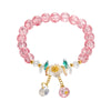 Fashion Flower Crystal Polishing Women'S Bracelets 1 Piece