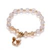 Fashion Flower Crystal Polishing Women'S Bracelets 1 Piece