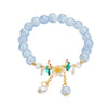 Fashion Flower Crystal Polishing Women'S Bracelets 1 Piece