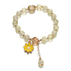 Fashion Flower Crystal Polishing Women'S Bracelets 1 Piece