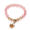 Fashion Flower Crystal Polishing Women'S Bracelets 1 Piece