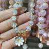 Fashion Flower Glass Beaded Women'S Bracelets 1 Piece