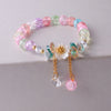 Fashion Flower Glass Beaded Women'S Bracelets 1 Piece