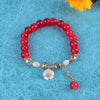 Fashion Flower Glass Beaded Women'S Bracelets 1 Piece