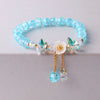 Fashion Flower Glass Beaded Women'S Bracelets 1 Piece