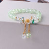 Fashion Flower Glass Beaded Women'S Bracelets 1 Piece