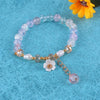 Fashion Flower Glass Beaded Women'S Bracelets 1 Piece