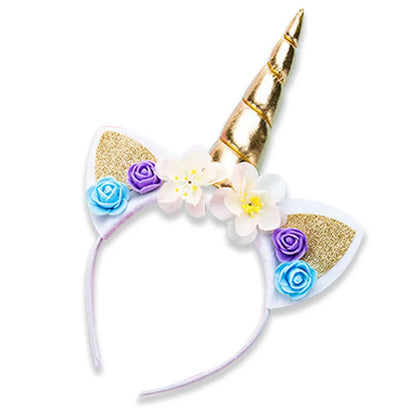 Kid'S Fashion Flower Plastic Resin Sequins Party Headpieces