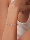 Wholesale Jewelry Fashion Flower 304 Stainless Steel Gold Plated Bracelets Necklace