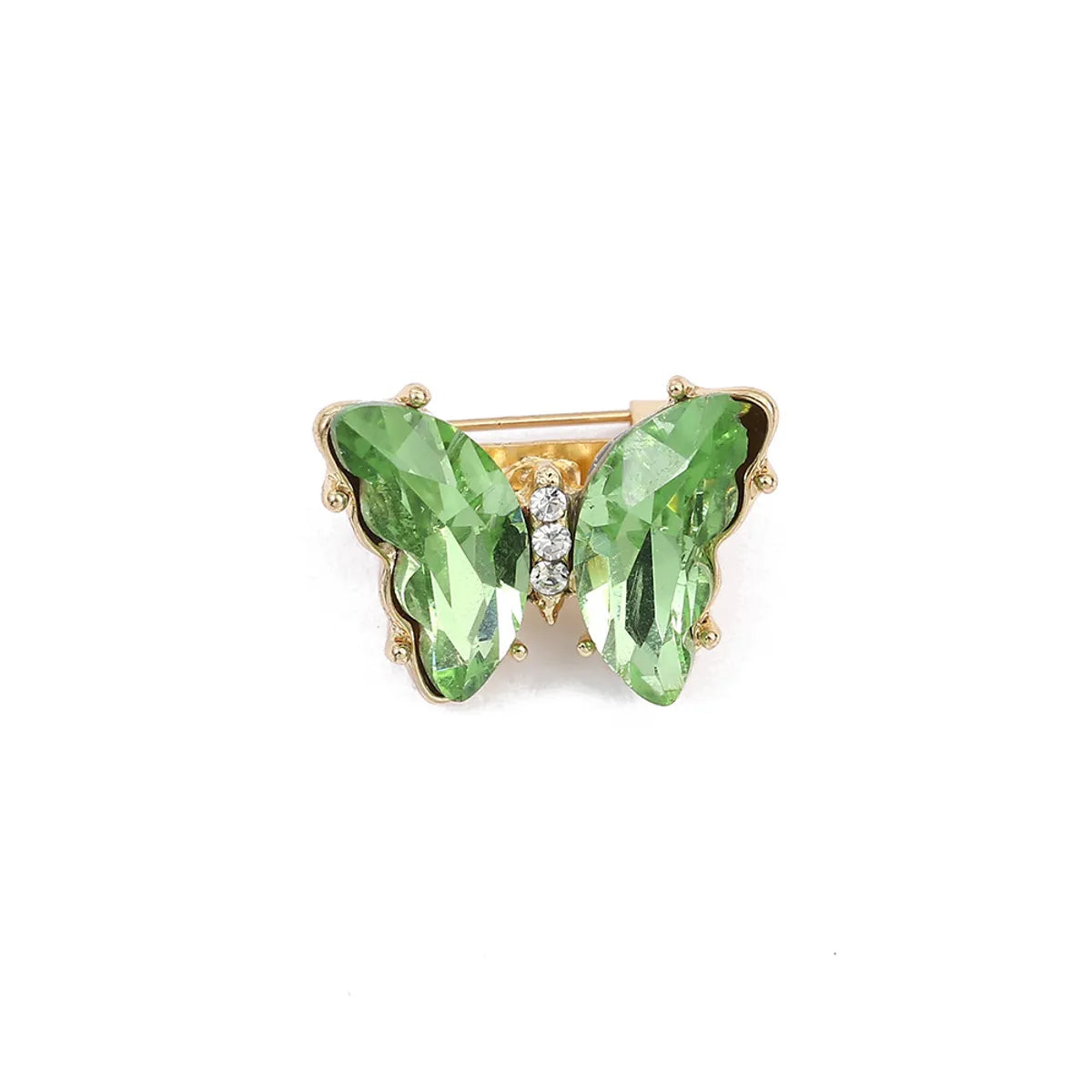 Fashion Four Leaf Clover Butterfly Bird Alloy Inlay Rhinestones Women'S Brooches