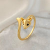Fashion Fox Copper Plating Open Ring 1 Piece