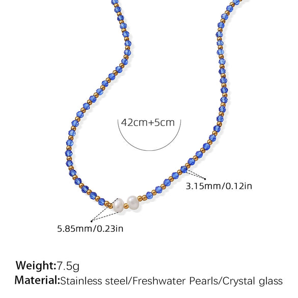 Fashion Freshwater Pearl And 316L Stainless Steel Beaded Bracelet With Electroplating