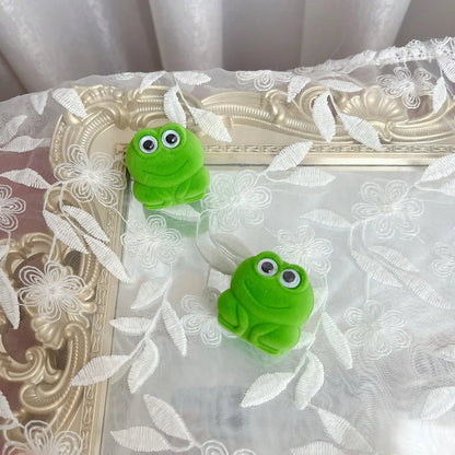 Fashion Frog Plastic Jewelry Boxes 1 Piece