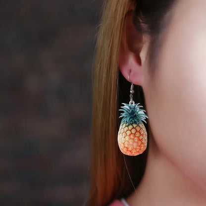 Fashion Fruit Arylic Women'S Drop Earrings 1 Pair