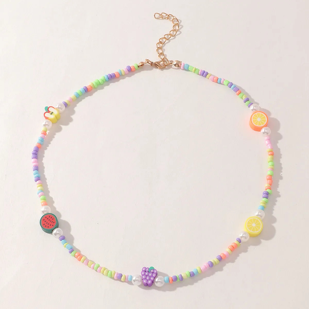 Fashion Fruit Miyuki Beads Children's Necklace Wholesale