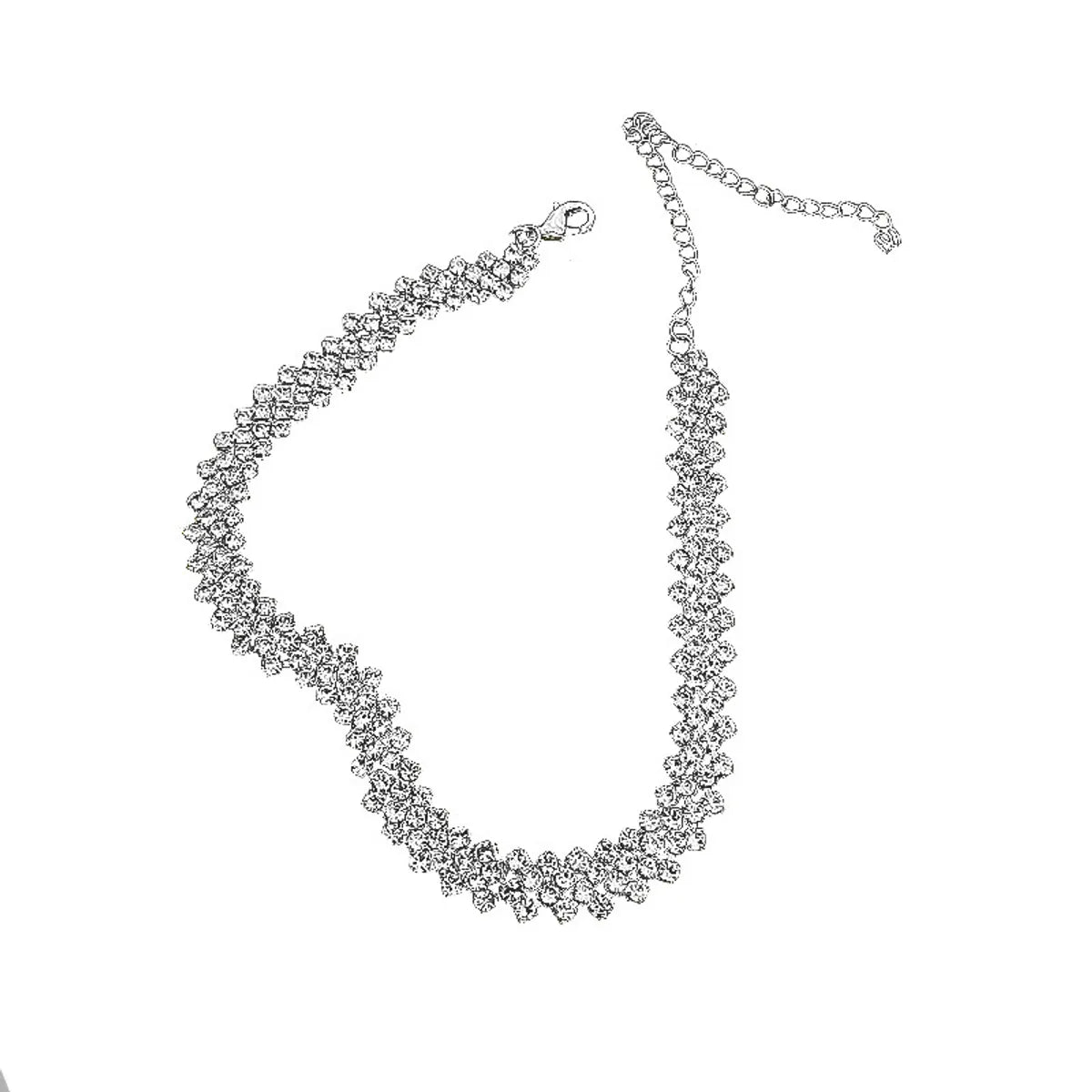 Fashion Full Diamond Multi-Layer Necklace