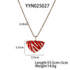 Fashion Fun Octopus Cross Stainless Steel Pendant Necklace With Electric Polishing And Dripping Oil